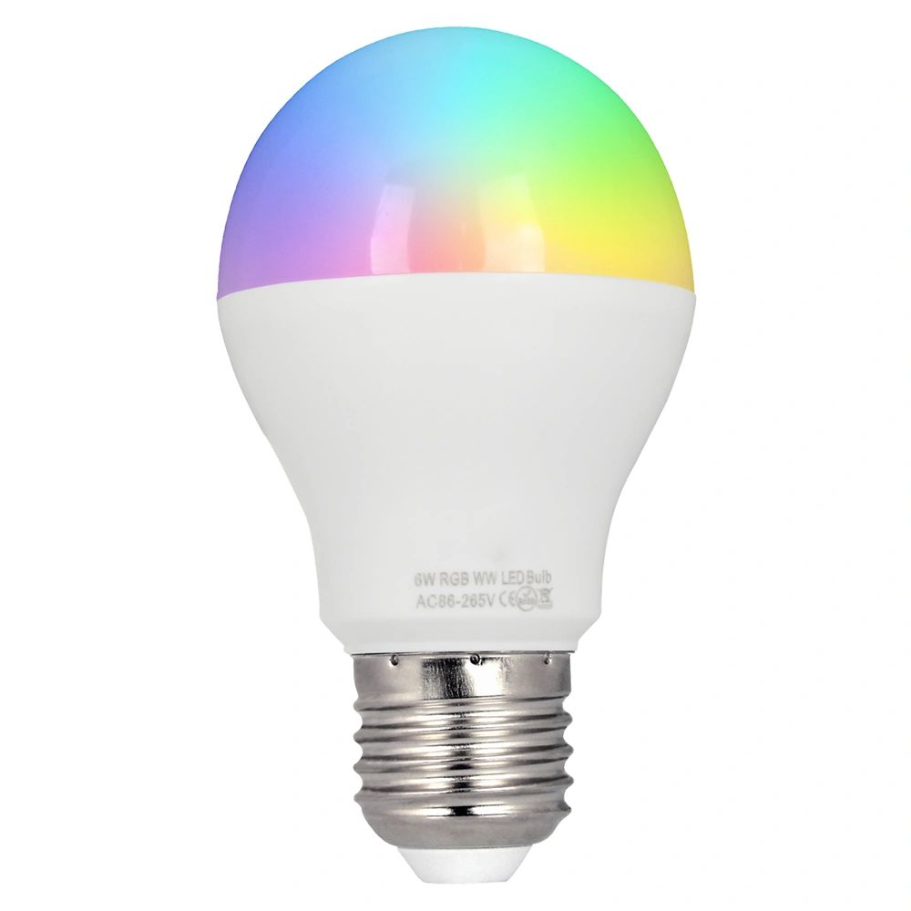 WIFI LED lamp RGBWW 6W E27 fitting