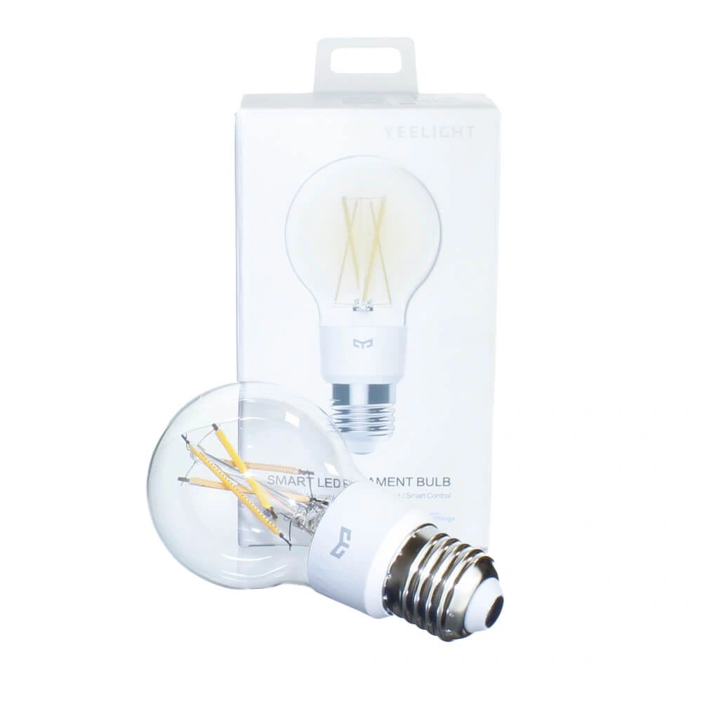 Afbeelding Yeelight slimme filament led lamp A60 - E27 fitting - Warm Witte lichtkleur door Wifilampkoning.nl